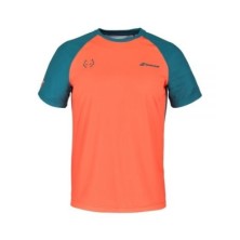 CAMISETA BABOLAT CREW NECK TEE LEBRON NARANJA AZUL