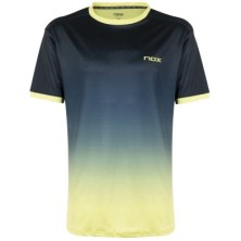 Camiseta Pádel Hombre Pro Azul Y Lima