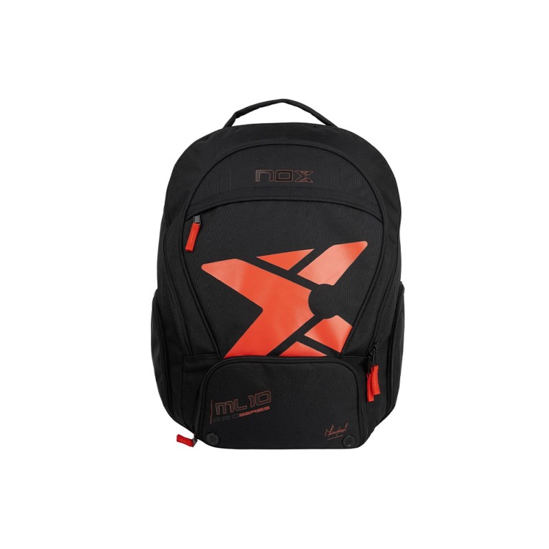 Mochila NOX AT10 Street Negro Rojo