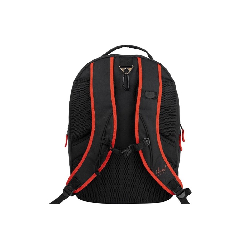 Mochila NOX AT10 Street Negro Rojo