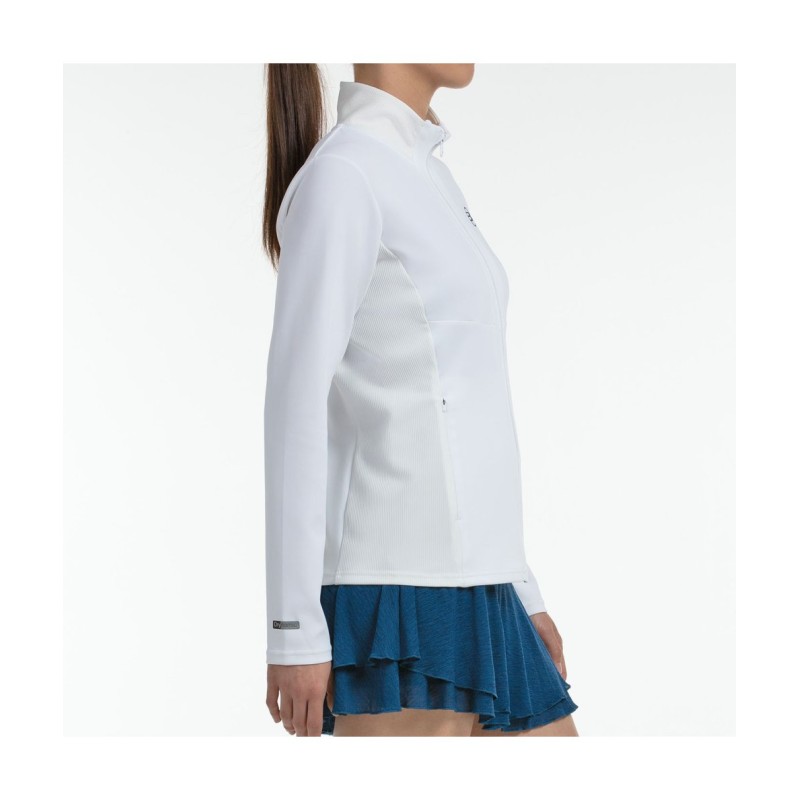Sudadera Bullpadel Desna Blanco