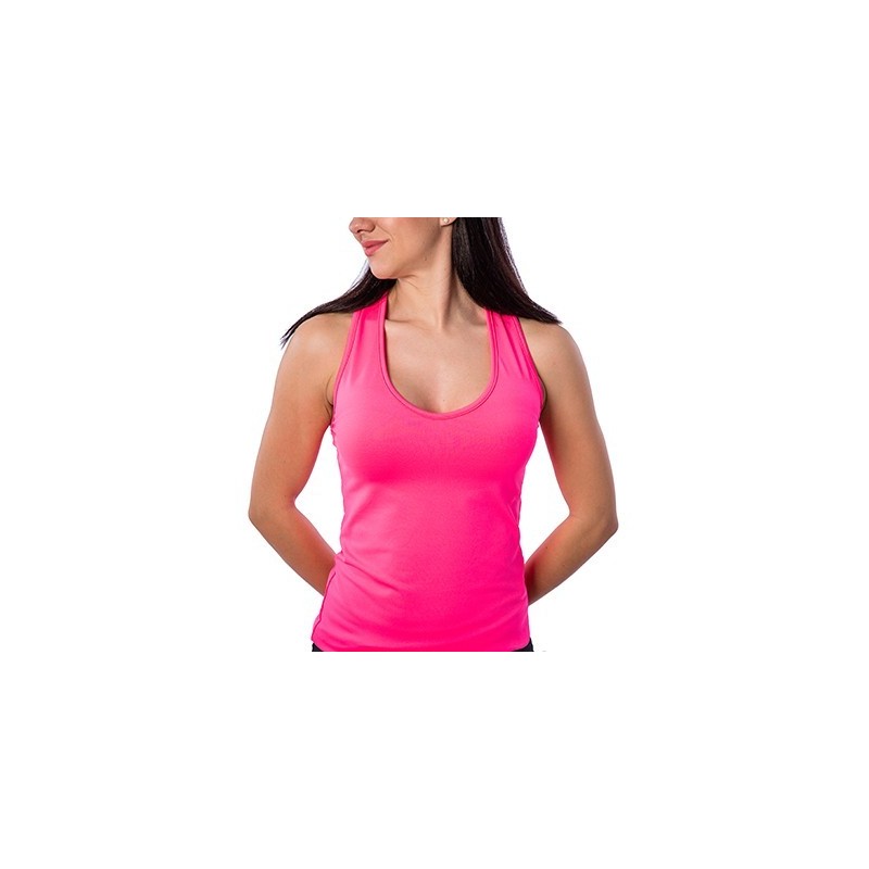 Camiseta BB Básica Rosa Fluor