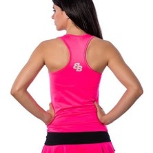 Camiseta BB Básica Rosa Fluor